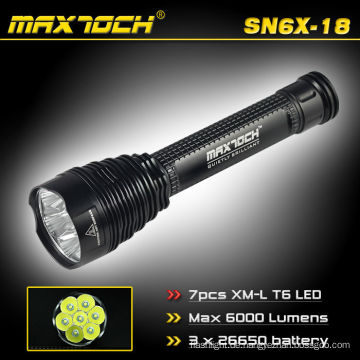 Maxtoch SN6X-18 6000 Lumen 7 * Cree XML T6 Jagd Taschenlampe